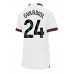 Maillot de foot Manchester City Josko Gvardiol #24 Extérieur vêtements Femmes 2023-24 Manches Courtes